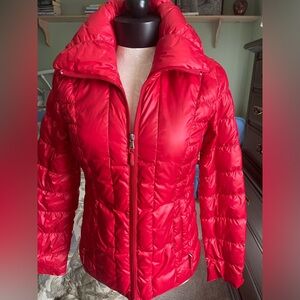 Kenneth Cole red puffer jacket